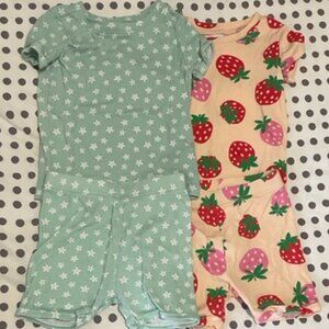 Old Navy Snug-Fit Printed Pajama 4-Piece Set